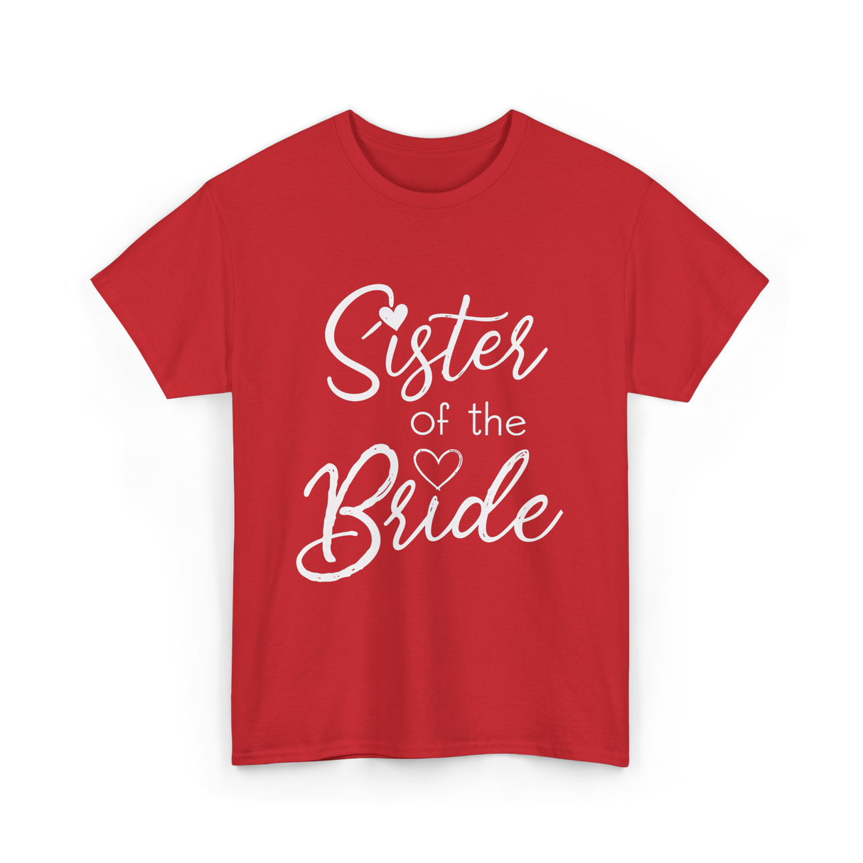 Sister of the Bride Sisterhood T-Shirt - Red