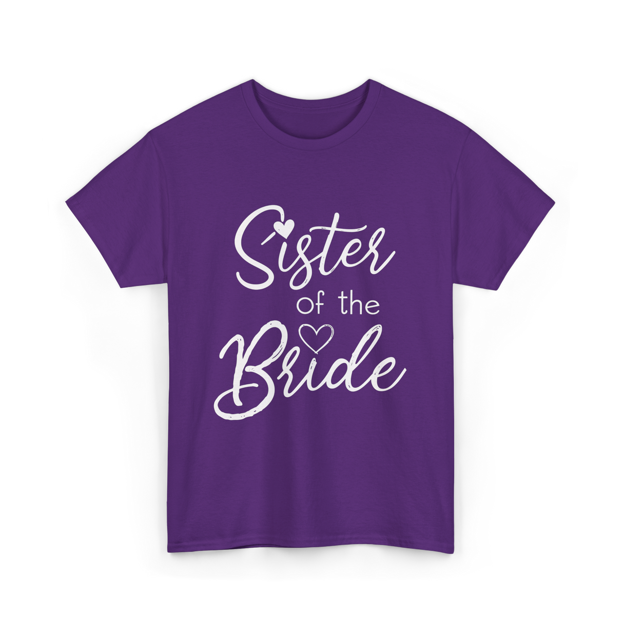 Sister of the Bride Sisterhood T-Shirt - Purple