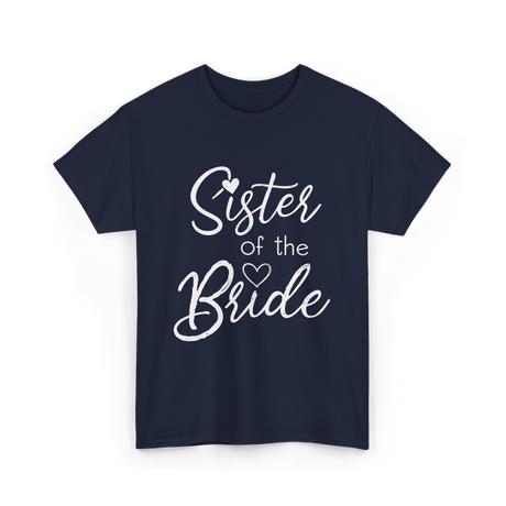 Sister of the Bride Sisterhood T-Shirt - Navy