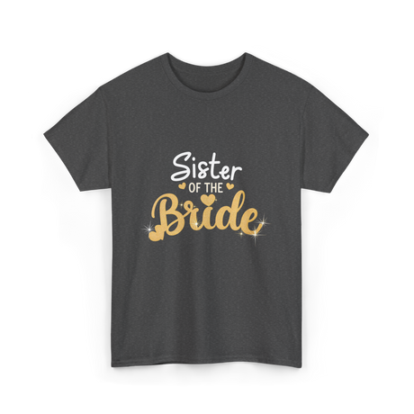 Sister of the Bride Wedding T-Shirt - Dark Heather