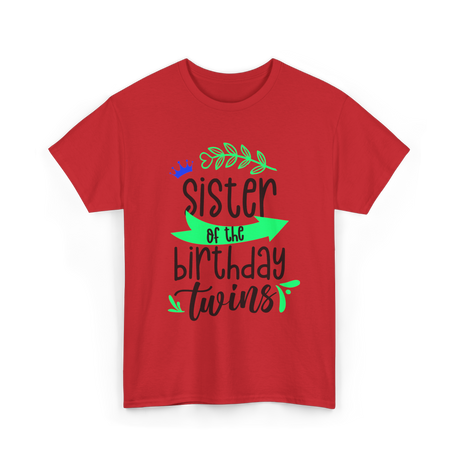 Sister of the Twins Celebration T-Shirt - Red