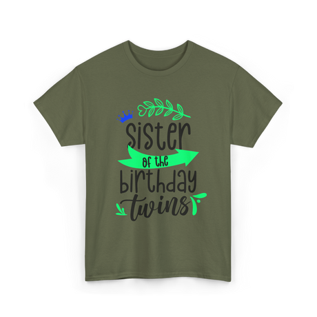 Sister of the Twins Celebration T-Shirt - Military Green