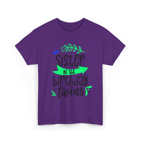 Sister of the Twins Celebration T-Shirt - Purple