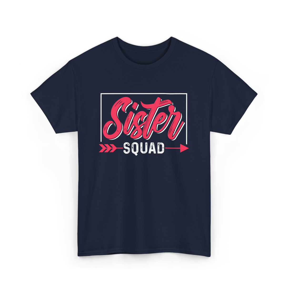 Sister Squad Friendship Sisters T-Shirt - Navy