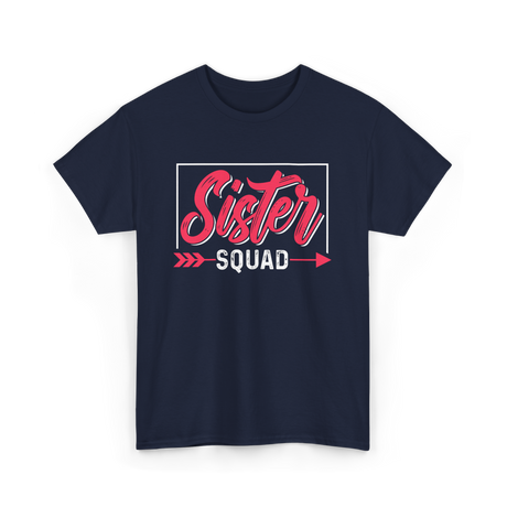 Sister Squad Friendship Sisters T-Shirt - Navy