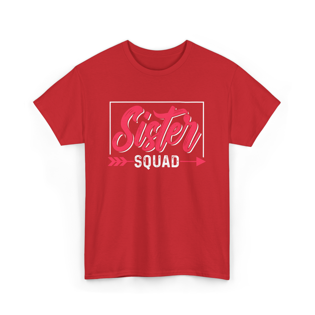 Sister Squad Friendship Sisters T-Shirt - Red