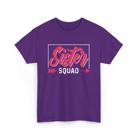 Sister Squad Friendship Sisters T-Shirt - Purple