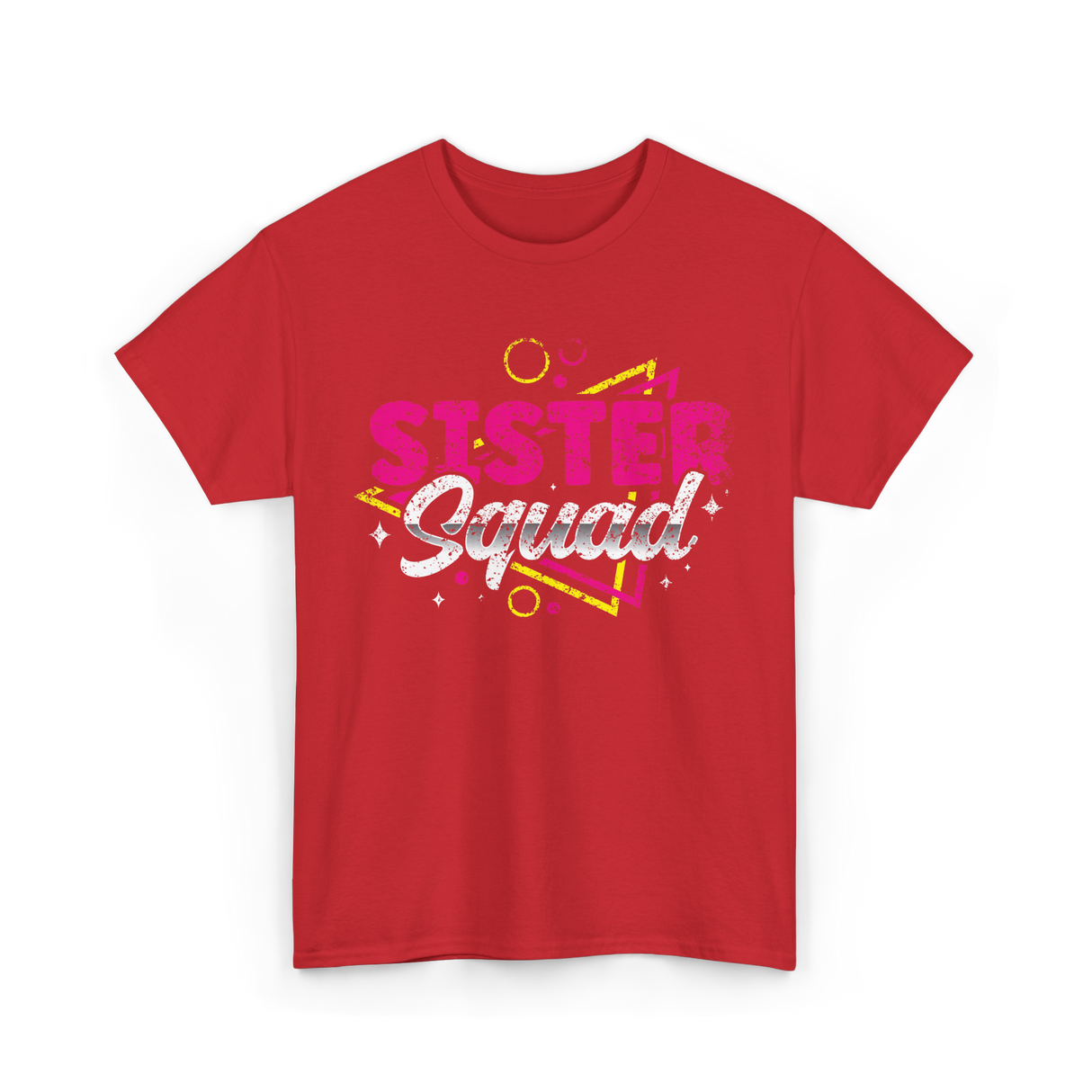 Sister Squad Friendship Sisters T-Shirt - Red