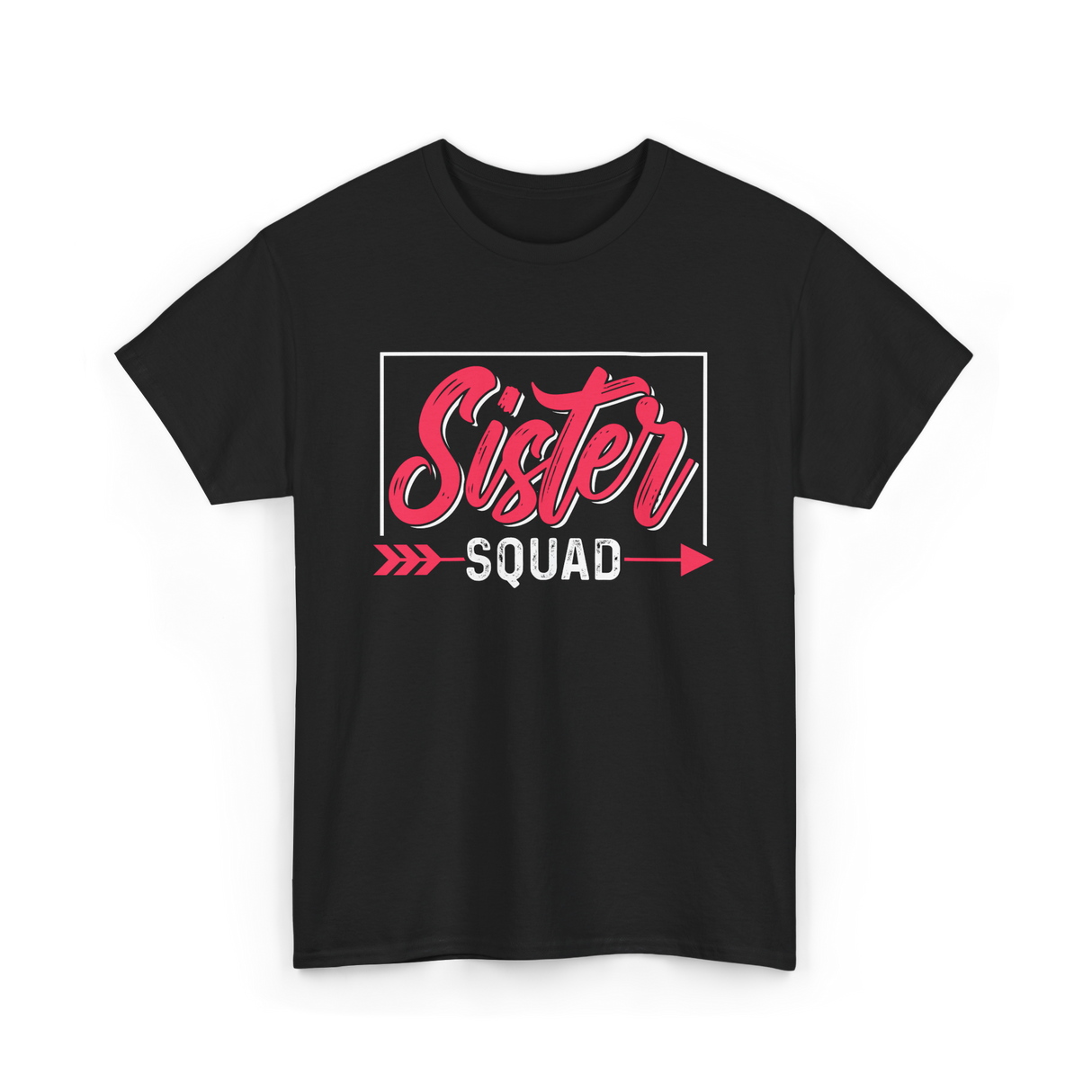 Sister Squad Friendship Sisters T-Shirt - Black