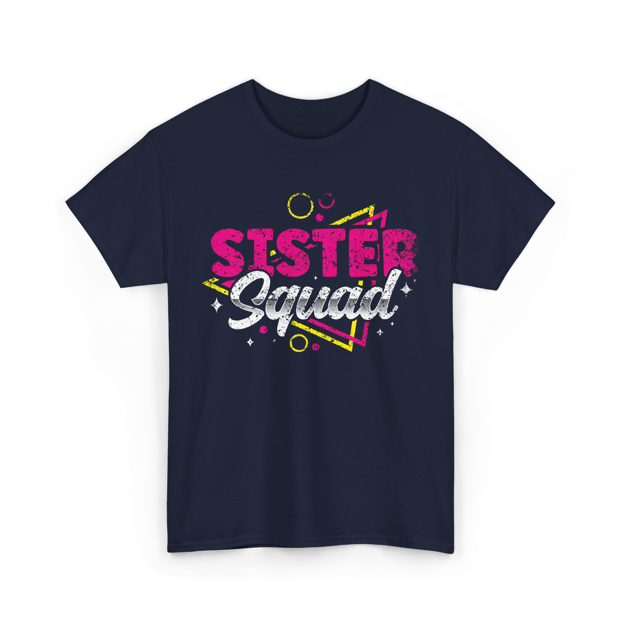 Sister Squad Friendship Sisters T-Shirt - Navy