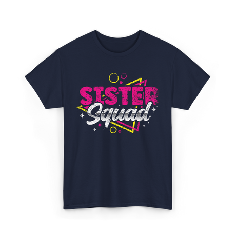 Sister Squad Friendship Sisters T-Shirt - Navy