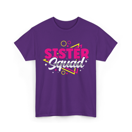 Sister Squad Sister Friends T-Shirt - Purple