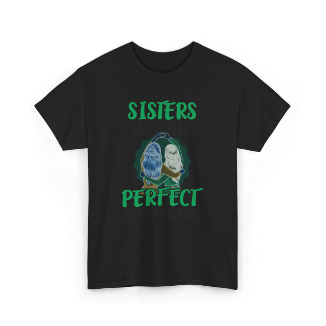 Sisters Perfect Friendship T-Shirt - Black