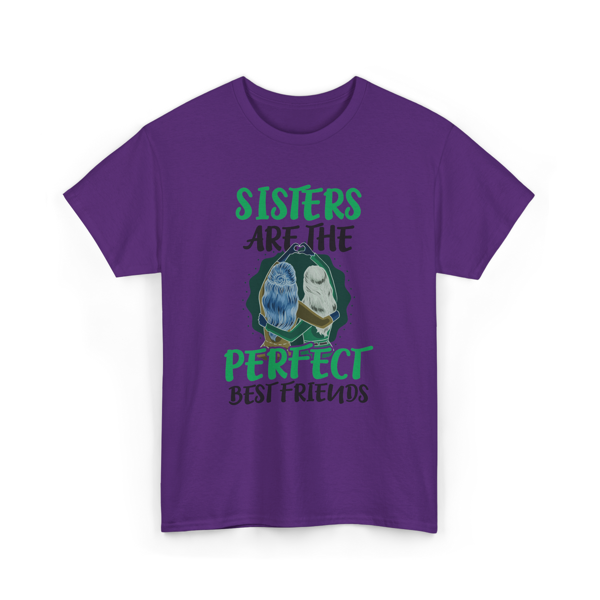 Sisters Perfect Friendship T-Shirt - Purple