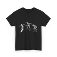 Skateboarding Skeletons Skeleton Skater T-Shirt - Black