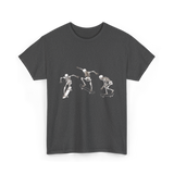 Skateboarding Skeletons Skeleton Skater T-Shirt - Dark Heather