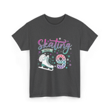 Skating Into 9 Skating T-Shirt - Dark Heather