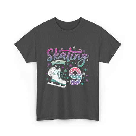 Skating Into 9 Skating T-Shirt - Dark Heather