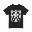 Skeleton Anatomy Rib Cage T-Shirt - Black