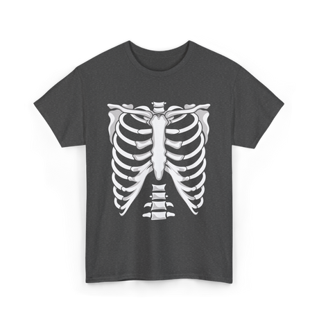 Skeleton Anatomy Rib Cage T-Shirt - Dark Heather