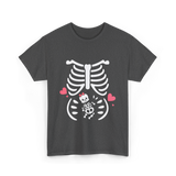 Skeleton Baby Love Maternity T-Shirt - Dark Heather