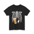 Skeleton Beer Belly Skeleton T-Shirt - Black