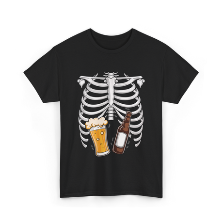 Skeleton Beer Belly Skeleton T-Shirt - Black