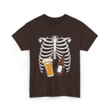 Skeleton Beer Belly Skeleton T-Shirt - Dark Chocolate