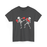 Skeleton Kickboxing Fighters Kickboxing T-Shirt - Dark Heather