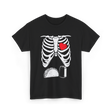 Skeleton Love Taco Beer T-Shirt - Black