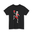 Skeleton Muay Thai Fighter Kickboxing T-Shirt - Black