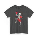 Skeleton Muay Thai Fighter Kickboxing T-Shirt - Dark Heather