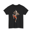 Skeleton Muay Thai Skeleton Martial Arts T-Shirt - Black