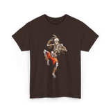 Skeleton Muay Thai Skeleton Martial Arts T-Shirt - Dark Chocolate