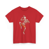 Skeleton Muay Thai Skeleton Martial Arts T-Shirt - Red