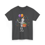 Skeleton Party Halloween T-Shirt - Dark Heather