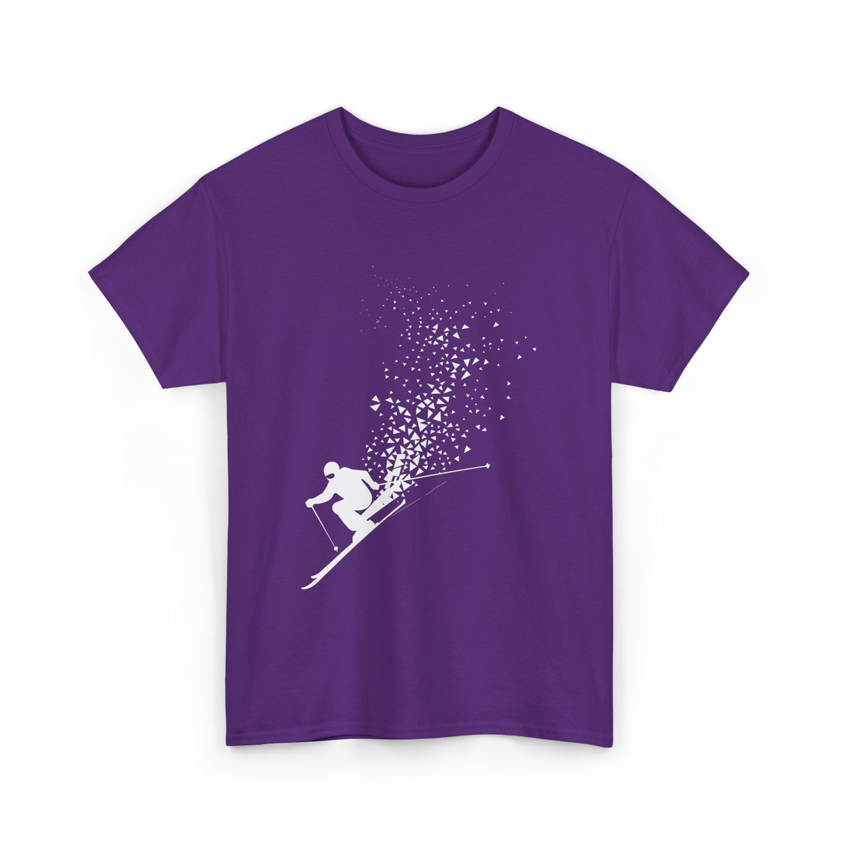 Ski Freestyle Skiing Winter Sports T-Shirt - Purple