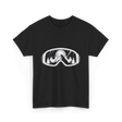 Ski Goggles Mountains Skiing Snow T-Shirt - Black