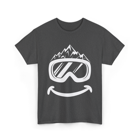 Ski Goggles Mountains Skiing T-Shirt - Dark Heather