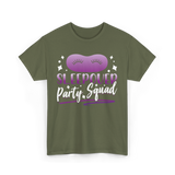 Sleepover Party Squad Sleepover Team T-Shirt - Military Green