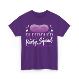 Sleepover Party Squad Sleepover Team T-Shirt - Purple