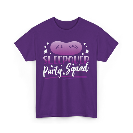 Sleepover Party Squad Sleepover Team T-Shirt - Purple