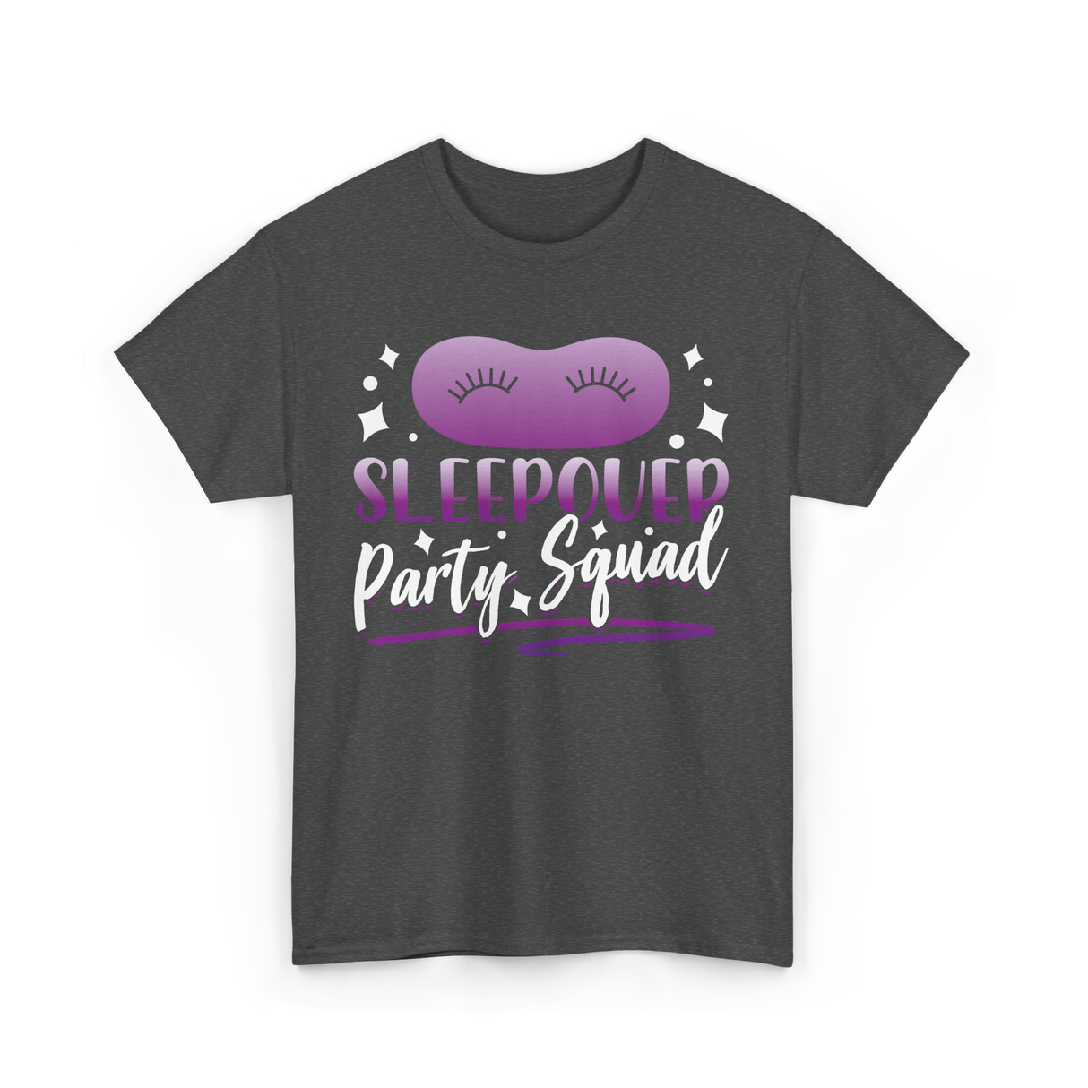 Sleepover Party Squad Sleepover Team T-Shirt - Dark Heather