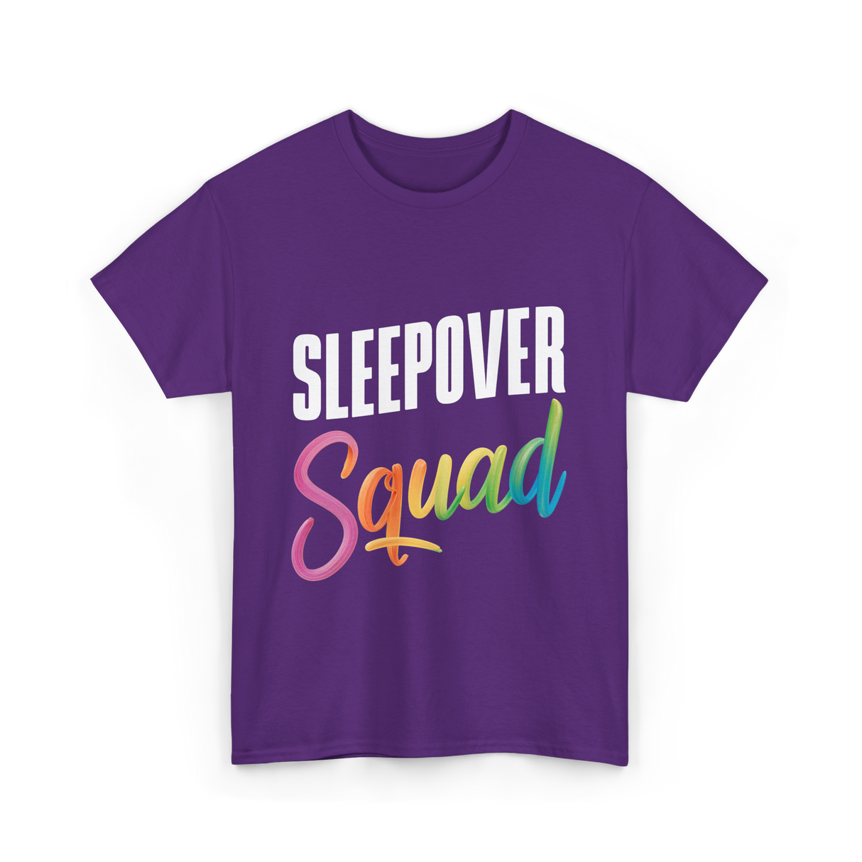 Sleepover Squad Pajama Party Friends T-Shirt - Purple