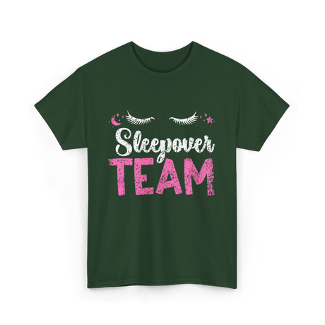 Sleepover Team Party Night T-Shirt - Forest Green