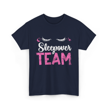 Sleepover Team Party Night T-Shirt - Navy