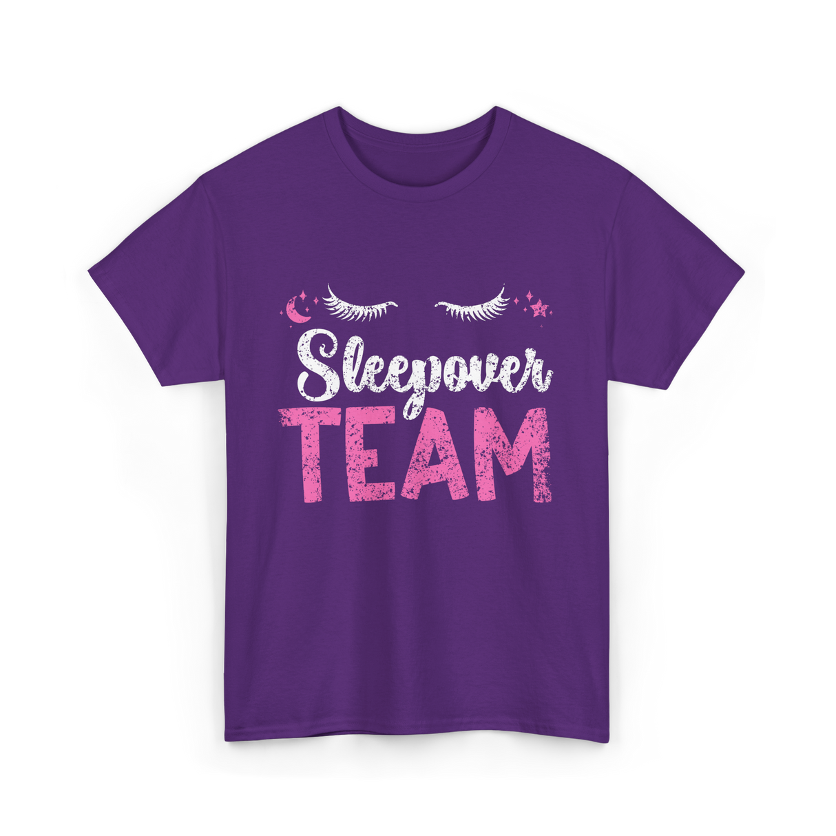 Sleepover Team Party Night T-Shirt - Purple