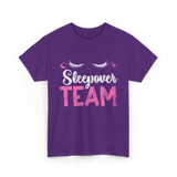 Sleepover Team Party Night T-Shirt - Purple