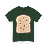 Sliced Bread Toast Bread T-Shirt - Forest Green