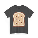 Sliced Bread Toast Bread T-Shirt - Dark Heather